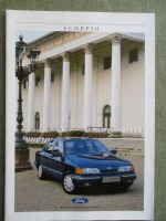 Ford Scorpio CL GL Ghia +4x4 Prospekt November 1987