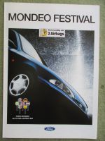 Ford Mondeo Festival Limousine Turnier 1.8l 2.0l +1.8l Turbodiesel Katalog Juni 1994