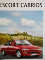 Ford Escort CLX +XR3i Cabrio Katalog Februar 1992