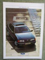 Ford Scorpio CL GL +4x4 +Ghia Limousine 5-türig Katalog März 1987