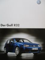 VW Golf IV Typ1J R32 Katalog Mai 2003