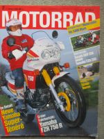 Motorrad 2/1989 Suzuki RGV 250 vs.Yamaha TZR 250,Ymaha FZR 750R,Moto Morini New York,Honda CBR 600F,