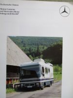 Mercedes Benz Fahrgestell 814/817 Niesmann Clou L 700/900 Prospekt August 1986