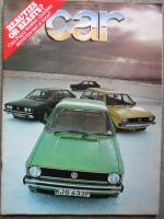 car March 1976 Ford Granada 2000L vs. Opel Rekord D 2.0,Chrysler Alpine vs. VW Passat und Renault 16TS