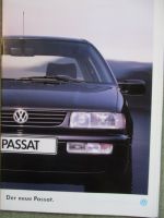 VW Passat Typ35i Facelift Limousine Katalog +Technische Daten Januar 1994