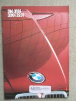 BMW 316 318i 320i 323i E30 Prospekt September 1982