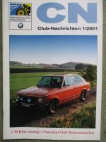 BMW Veteranen Club-Nachrichten 1/2001 30 Jahre touring,Ahnenforschung 328, Restaurierung R 63