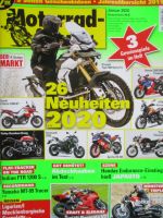 Motorradfahrer 1/2020 Ducati Panigale V2,Triumph Rocket 3R/GT,Indian FTR1200S,