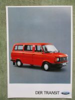 Ford Transit Katalog Juli 1983 Prospekt