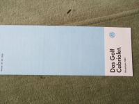 VW Golf Cabriolet Typ17 Modelljahr 1987