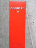 Opel Kadett D Luxus Berlina +SR +Caravan +Voyage +Pirsch +GTE Februar 1984