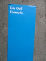 VW Golf III 1H1 Ecomatic Preisliste 31. Oktober 1994