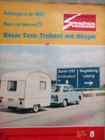 Der Deutsche Straßenverkehr 8/1971 Trabant 601 mit Wohnanhänger LC 9-200