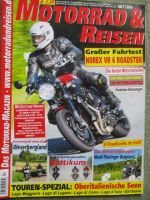 Motorrad & Reisen 7/2014 Horex VR 6 Roadster, Ilmberger Carbonparts BMW R1200GS