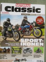 Motorrad Classic 1+2/2018 Moto Guzzi V7 Sport vs. MV Agusta 750S, BMW R75/5 RS-Replika,Yamaha RD250LC, Macio MD 250WK,