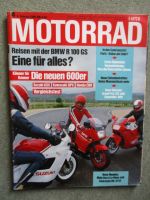 Motorrad 4/1988 Kawasaki VN-15SE,BMW R100GS,Moto Guzzi Le Mans,Dauertest Kawasaki GPX 750R