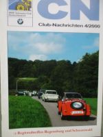 BMW Veteranen Club-Nachrichten 4/2000 Fahrzeuge der Rover IG, Historie die frühen Jahre von BMW,