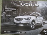 Opel Crossland X 1. Juli 2020