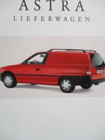 Opel Astra F Lieferwagen 44kw 52kw +1.7D 44kw Katalog Mai 1993+Preise