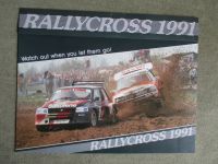 Rallyecross Kalender 34x43cm Ford RS200 +Renault 5 +Peugeot 205  +Audi Quattro +BMW M3 E30