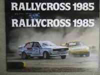 rallye cross Kalender 1985 Bjorn Skogstad Ascona i2000+Walter Mayer Audi Quattro +Norstedt Saab 900 turbo