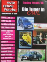 auto schau fenster Sonderausgabe Tuner in OWL A3 von Matzel, Mariani S8,Hartge 3er, Blaha Punot Cabrio, Hyundai