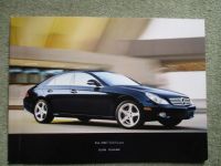 Mercedes Benz CLS550 +63AMG CLS-Class 2007 USA Broschüre