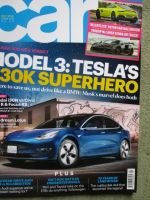 car 5/2018 Tesla Model 3,Hyundai i30N vs. Civic Type R vs. Focus RS,Mercedes Benz CLS,Ford Mustang,Range Rover Sport SVR