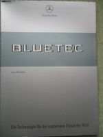 Mercedes Benz Bluetec Pressemappe sauberste Diesel der Welt Bluetec W211 Januar 2006
