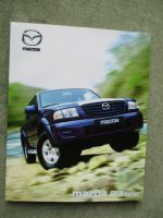 Mazda B-Serie Pressemappe +Fotos +CD L-Cab Langkabine AWD XL-Cab Doppelkabine AWD