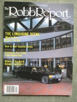 Robb Report The Magazine for Connoisseurs 4/1986 Stretch Limousinen