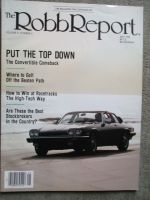Robb Report 5/1986 The Convertible Comeback,the Sarah Blue