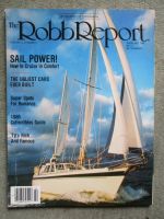 Robb Report 2/1986 Maserati 425 Biturbo,Oldsmobile 1958,Citroen 2CV,Ford Edsel,Buick Roadmaster