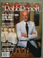 Robb Report 8/1986 Special Calendar Collectible Car Events