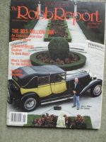 Robb Report 9/1986 The Magazine for Connoisseurs Jerry J. Moore Car Collector,