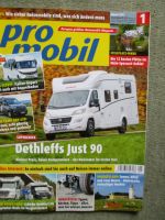 pro mobil 1/2021 Ahorn Camp Van 620,Laika Ecovip H 3109,Dethleffs Just 90 6812EB,Giottivan 60T und PLA Siena 322,