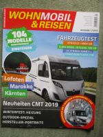 Wohnmoibl & Reisen 1/2019 Fahrzeugtest Etrusco I 6900QB,Eura Mobil Integra 700EB,La Strada Avanti L,