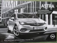Opel Astra K +Sports Tourer Edition +GS Line Preisliste November 2020
