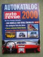 auto revue Autokatalog 2000 1900 Modelle +Test,Cabrio Routen +Z8 +W202 +Gebrauchte