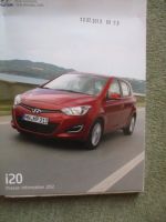 Hyundai i20 1.2 1.4 +blue 1.1 CRDI Pressemappe+CD 2012
