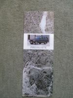 Land Rover Range Rover Vogue SEi Efi +Turbo Diesel Preisliste Januar 1989