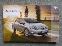 Toyota Auris 2010 Presseheft +Stick