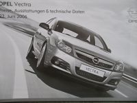 Opel Vectra C Edition GTS Cosmo OPC Preisliste 23. Juni 2006