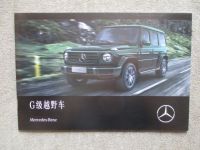 Mercedes Benz G350 G500 W463 Prospekt China 2020 Rarität