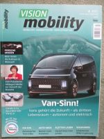 Vision mobility 4-2021 Van-Sinn! Kia EV6, Citroen e-Ce vs. Ekia e-Niro und VW ID.3,Porsche Taycan Cross Turismo,Fiat 500e