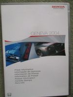 Honda Genf 2004 Civic +Accord Tourer Diesel +IMAS +Jazz +F1-Team +Indy Car Deutschland Box