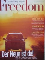 Chrysler & Jeep Magazin freedom Sommer 2001 Jeep Cherokee,PT Cruiser,