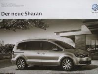 VW Sharan Preisliste TSI +TDI kSCR Blue Motion modelljahr 2016
