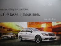 Mercedes Benz C-Klasse Limousine BR204 200CDi-320CDi 4matic,C180K C200K C230 C280 C350 C63AMG Arpil 2008