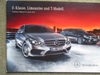 Mercedes Benz E-Klasse Limousine+T-Modell W212 350BlueTEC +E200-E500,E63AMG +S katalog Juli 2013